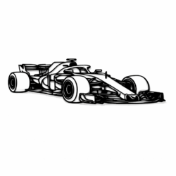 1:64 Black Wall stand