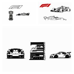 1:64 Black Wall stand