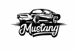 Classic Mustang Wall Decor