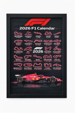 F1 calendar ( Logo alone 3d)