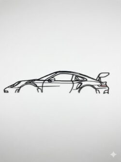 Porsche Large Side View 2.8 Feet