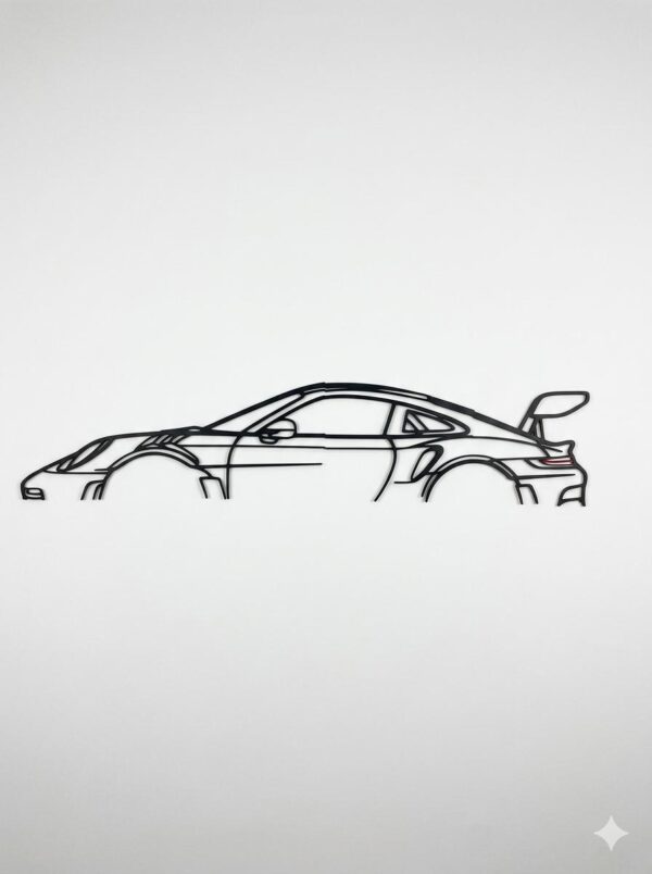 Porsche Large Side View 2.8 Feet