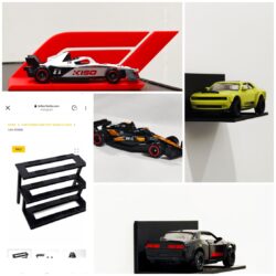 1:64 Black Wall stand