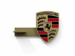 1:64 Porsche Logo Stand